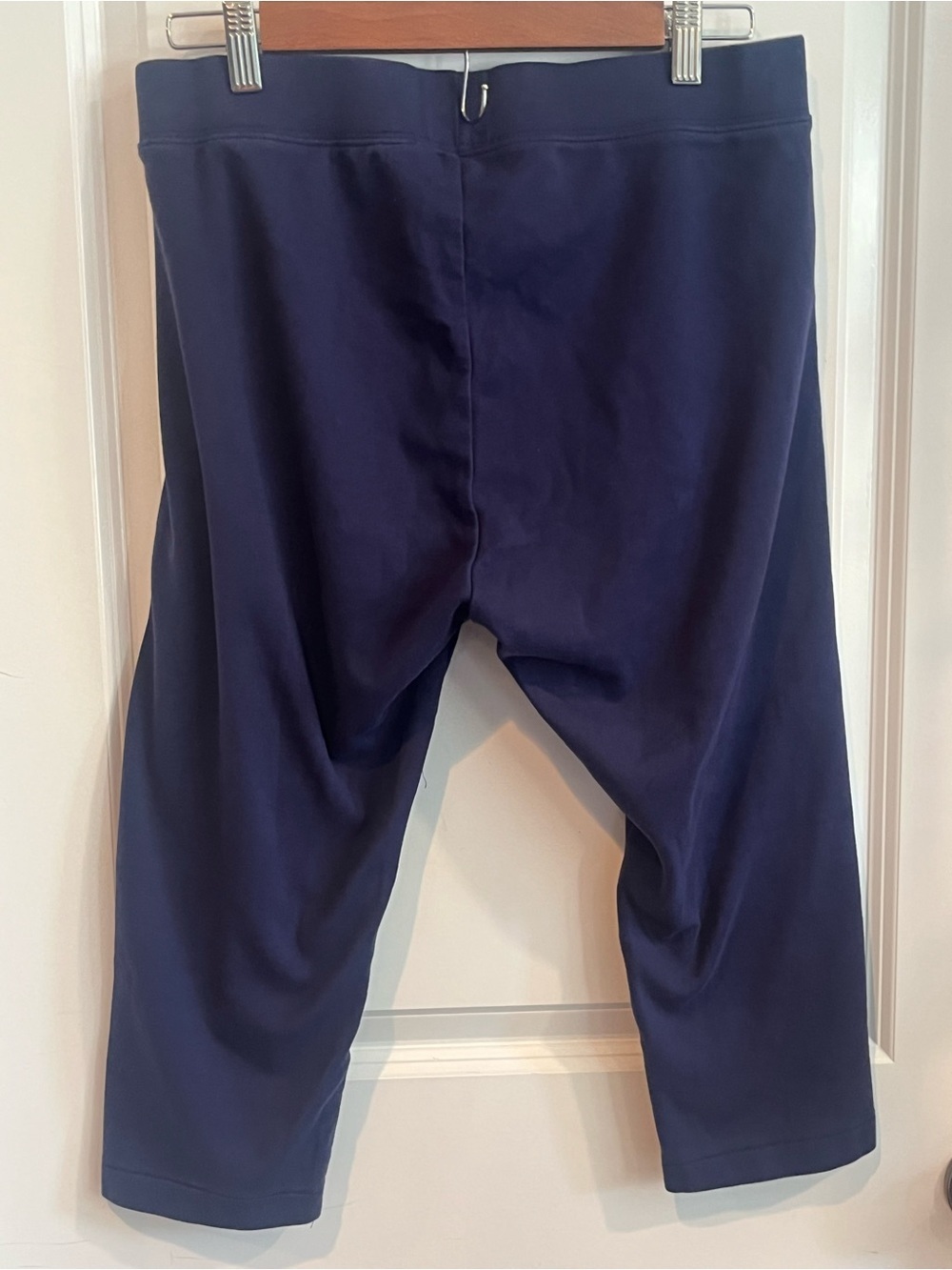 Coldwater Creek #BestCotton Navy Cropped Leggings Plus Size PL - Picture 2 of 4